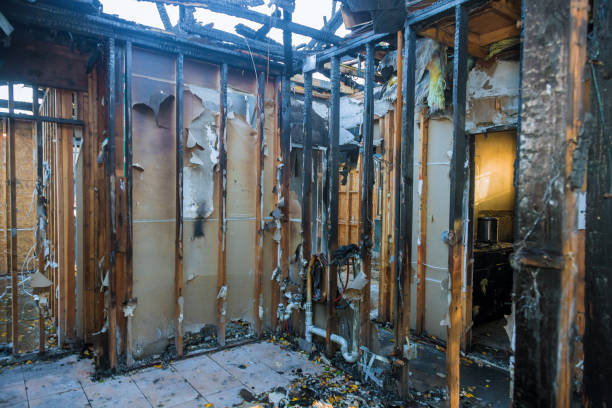 Professional Fire Damage Removal technician working in Poolesville, MD